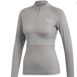 Adidas by Stella McCartney Long Sleeve 1/4 Zip Tee